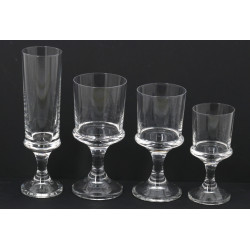 Service de verres à pied (qq traces blan