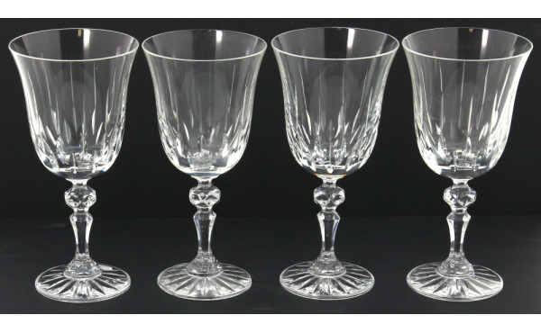 Cristallerie de LORRAINE - 4 verres à pi