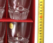 CRISTAL D'ARQUES - 6 verres gobelets H 1