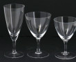 Service de verres à pied en cristal comp