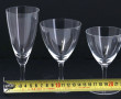 Service de verres à pied en cristal comp