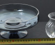 Coupe sur piédouche en cristal bleu, Dar