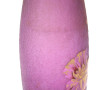 Vase circa 1900 en verre granité mauve à