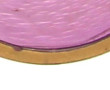 Vase circa 1900 en verre granité mauve à
