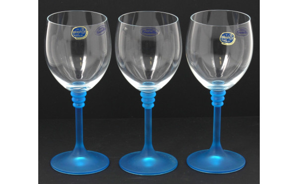 BOHEME - 6 verres à pied en cristallin t