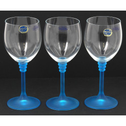BOHEME - 6 verres à pied en cristallin t
