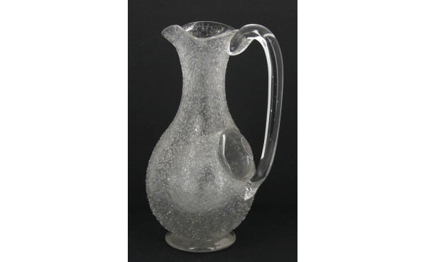 Carafe en verre granité avec compartimen