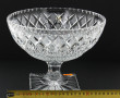 Coupe à fruits sur piédouche en cristal 