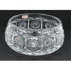 Coupe creuse en cristal taillé, probable