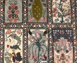 Tapis laine points noués dans les tons v