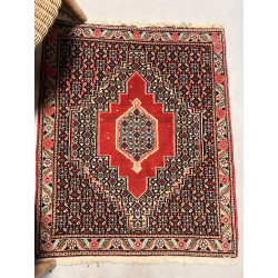 Tapis en laine points noués dans les ton