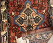 Tapis Hamadan en laine points noués dan