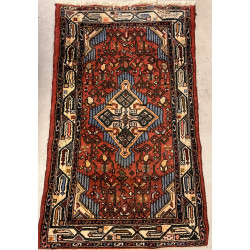 Tapis Hamadan en laine points noués dan