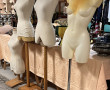 Lot de 4 mannequins de magasins vintages