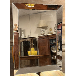 Grand miroir à parecloses moderne 117x87