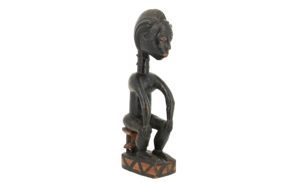 COTE D'IVOIRE - Statuette d'homme assis 