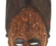Masque africain décoratif, Congo, années