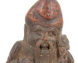 CHINE - Statuette en racine de bambou sc