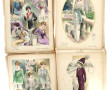 Environ 100 gravures de mode anciennes