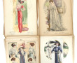 Environ 100 gravures de mode anciennes