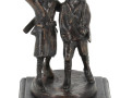 Sujet en bronze à patine brune, figurant
