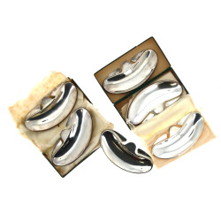 10 clips d'assiettes en inox à fixer sur