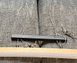 Suspension moderne en bois et métal laqu