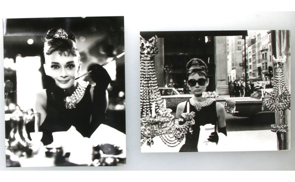 Audrey HEPBURN - 2 tirages photographiqu
