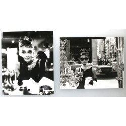 Audrey HEPBURN - 2 tirages photographiqu