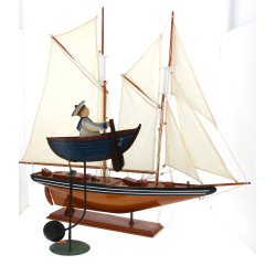 Thème MARINE - Mobile en métal peint fig