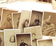 Ensemble de photos albuminées contrecoll