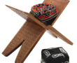 Support pliant en bois pour Coran : on y
