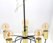 Suspension moderne à 5 bras de lumière. 