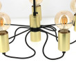 Suspension moderne à 5 bras de lumière. 