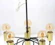 Suspension moderne à 5 bras de lumière. 