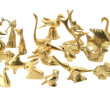 Collection de petits animaux en laiton d