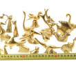 Collection de petits animaux en laiton d