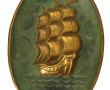 VITELLO- Plaque en bronze à décor d'un n
