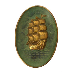 VITELLO- Plaque en bronze à décor d'un n