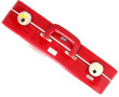 Petite valise vintage en cuir rouge Gers