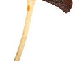 Hache décorative en os et métal, L 45,5 