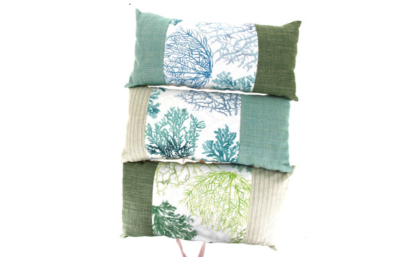 Lot de 3 coussins 50 x 25 cm, déhoussabl