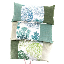 Lot de 3 coussins 50 x 25 cm, déhoussabl