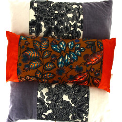 Lot de 3 coussins 50 x 25 cm, déhoussabl