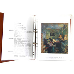EDOUARD VUILLARD - Classeur de documenta