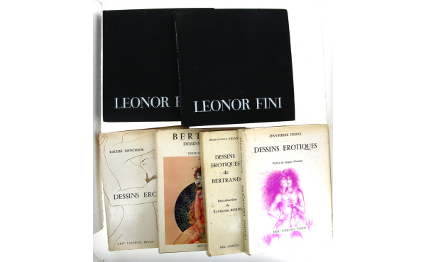 EROSTISME, Léonor FINI - Lot de 6 livres