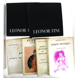 EROSTISME, Léonor FINI - Lot de 6 livres