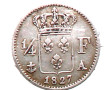 CHARLES X - 1/4 de Franc 1827 A Jean-Pie