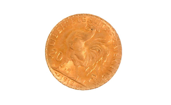Pièce de 20 F or 1912