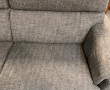 Canapé moderne en tissu gris chiné, L 20